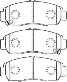 Комплект тормозных колодок AISIN C1N026